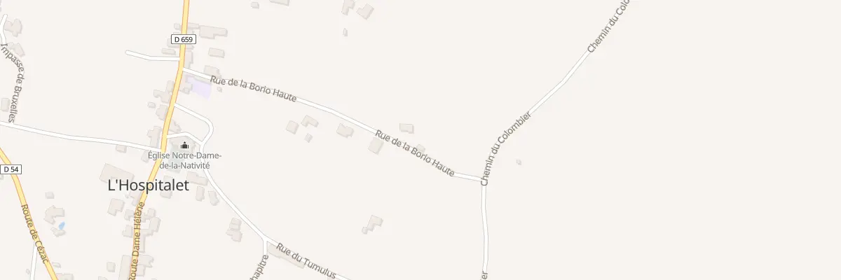 Plan du 5140F Camp Delmas à Pern-Lhospitalet