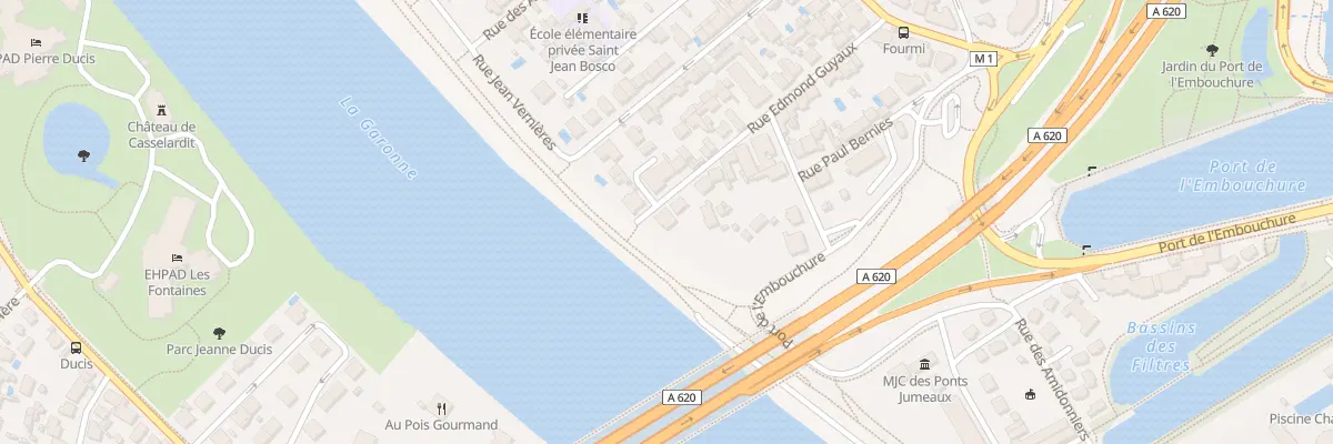 Plan du 2 Rue Edmond Guyaux à Toulouse