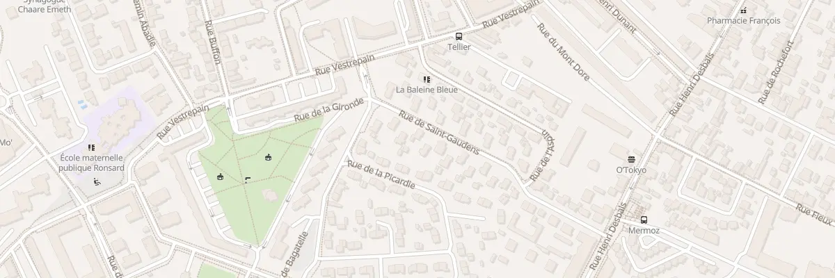 Plan du 31 Rue Saint Gaudens à Toulouse