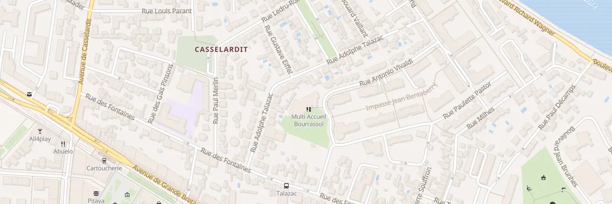 Plan du 58 Rue Antonio Vivaldi à Toulouse