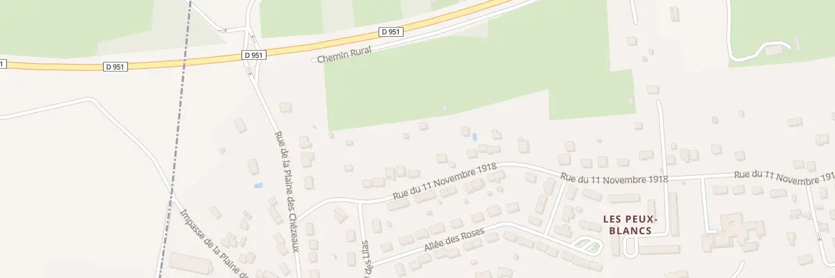 Plan du 74 Rue du 11 Novembre 1918 à Saint-Gaultier