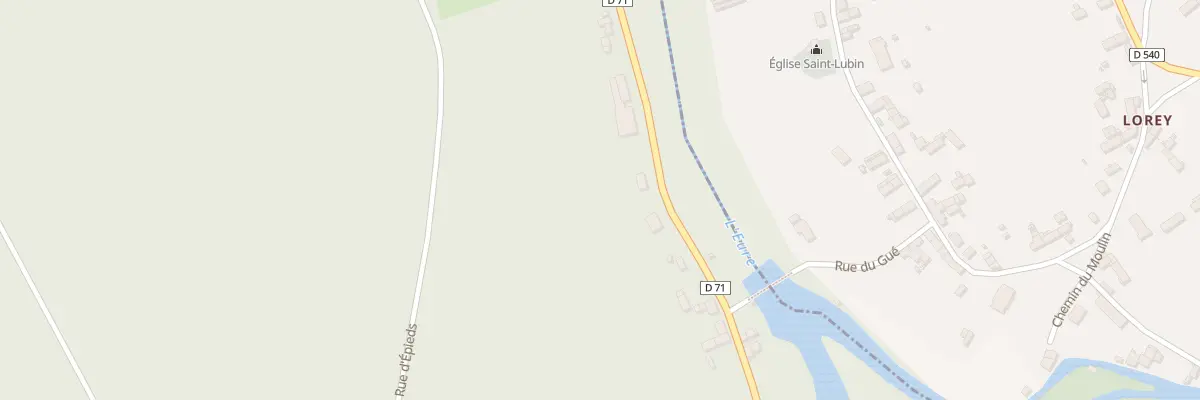 Plan du 93 Ham du Moulin à Merey