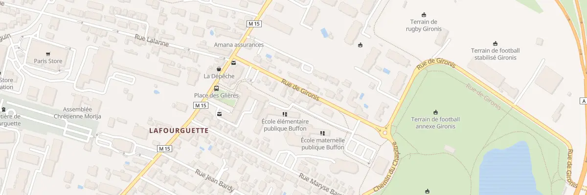Plan du 18 Rue de Gironis à Toulouse