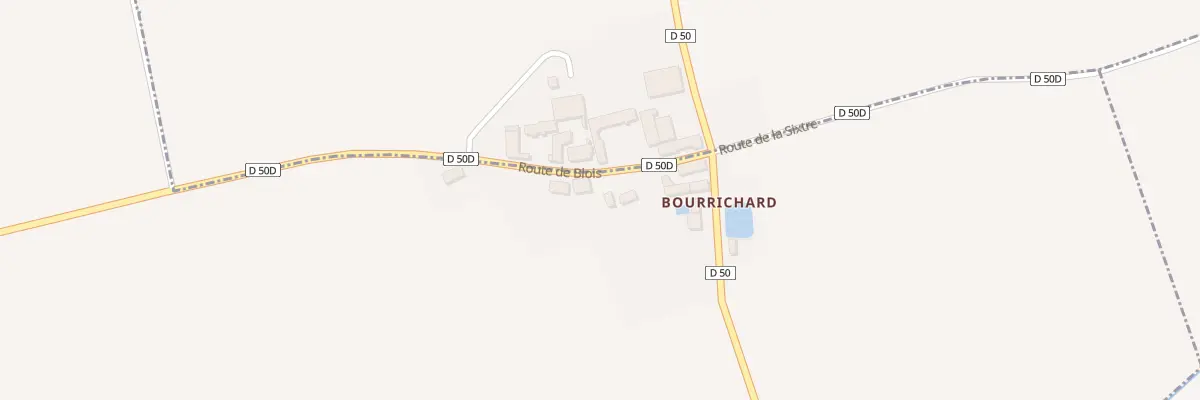 Plan du 7 Rte de Blois à La Madeleine-Villefrouin