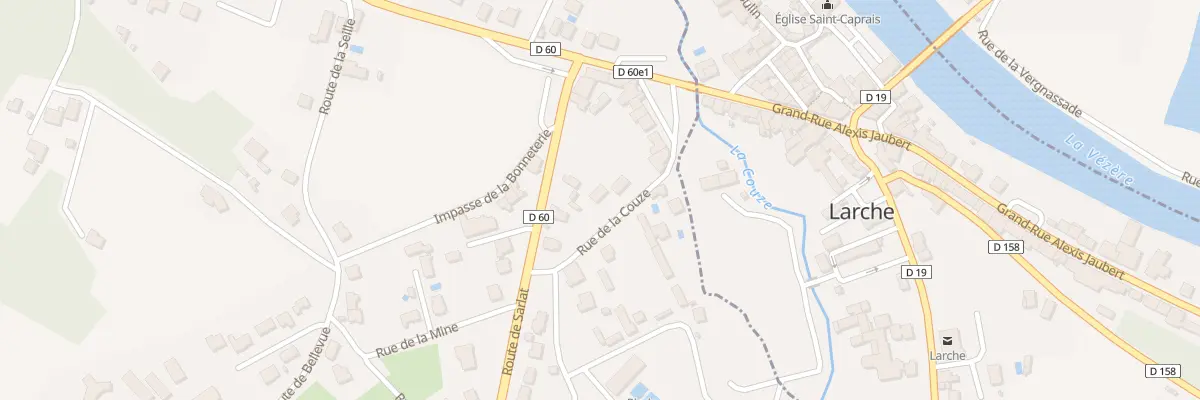 Plan du 1 Rue du Champ d’Allou à La Feuillade