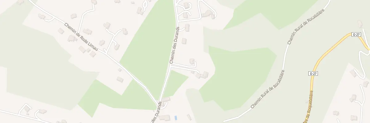 Plan du 234 Che des Durands à Cahors