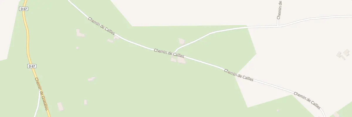 Plan du 490 Che de Cailles à Labastide-Marnhac