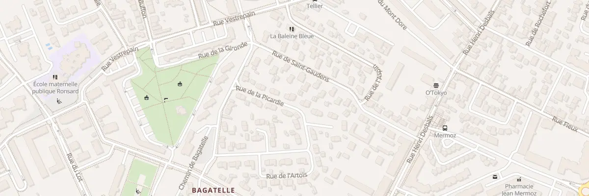 Plan du 11 Rue de Picardie à Toulouse