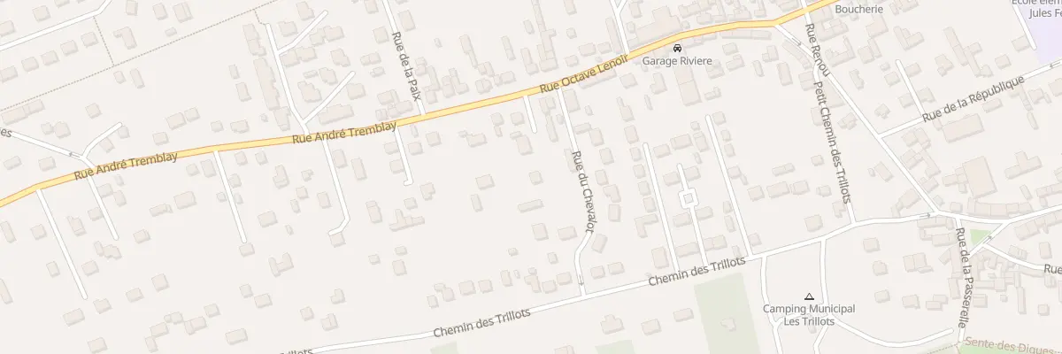 Plan du 83T Rue Octave Lenoir à Ézy-sur-Eure