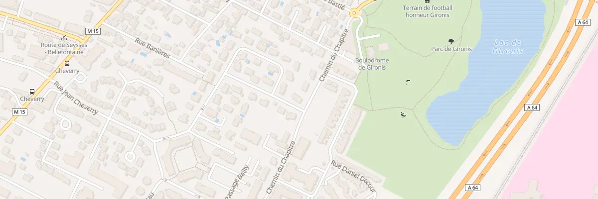 Plan du 2 Rue du Medecin Col Calbairac à Toulouse