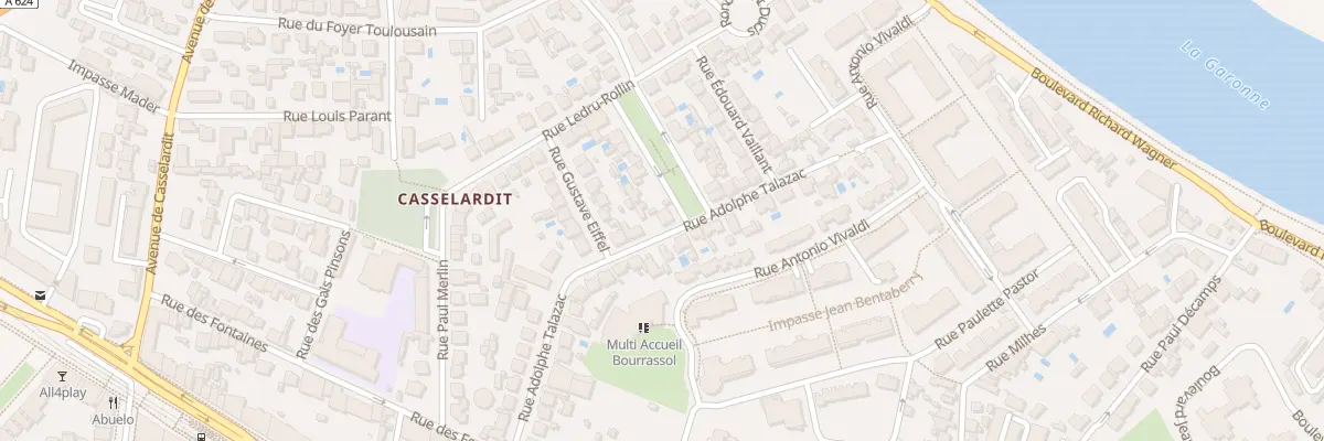 Plan du 37 Rue Adolphe Talazac à Toulouse