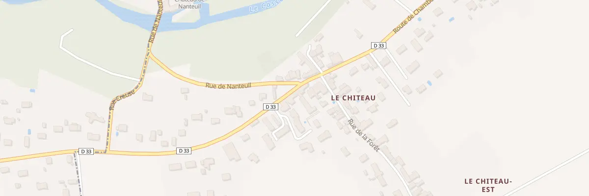 Plan du 24 Rte de Chambord à Huisseau-sur-Cosson