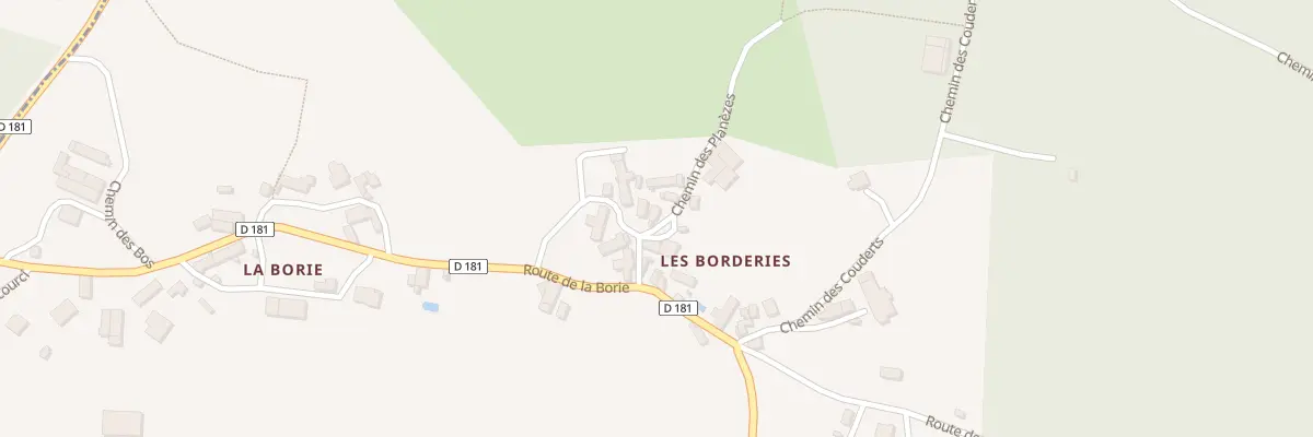 Plan du 5036 Les Borderies à Chartrier-Ferrière
