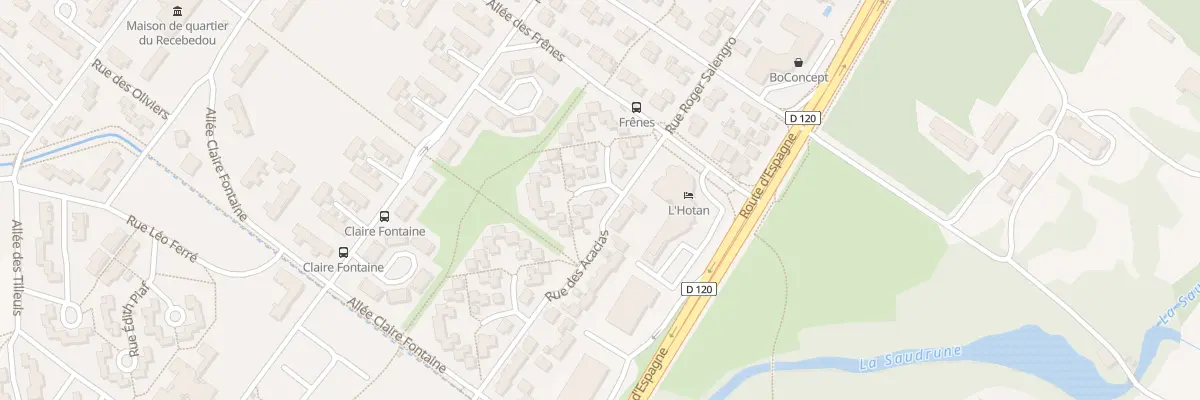 Plan du 5 Rue des Acacias à Portet-sur-Garonne