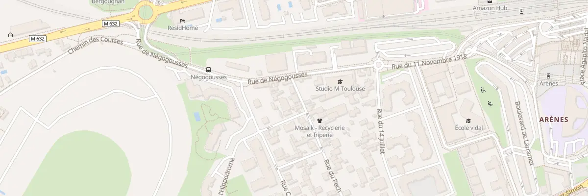Plan du 53 Rue du Pech à Toulouse