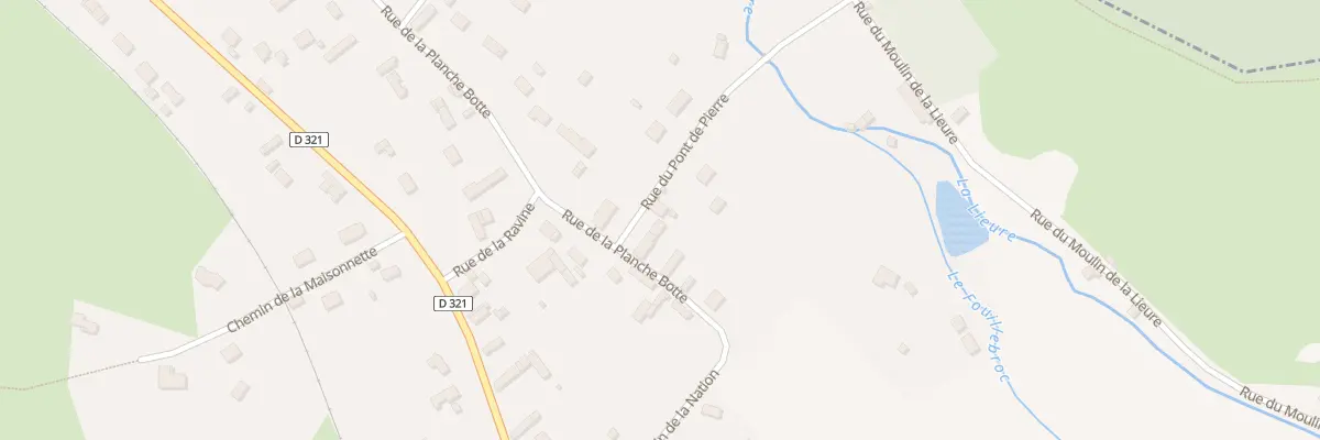 Plan du 8 Rue de la Planche Botte à Ménesqueville