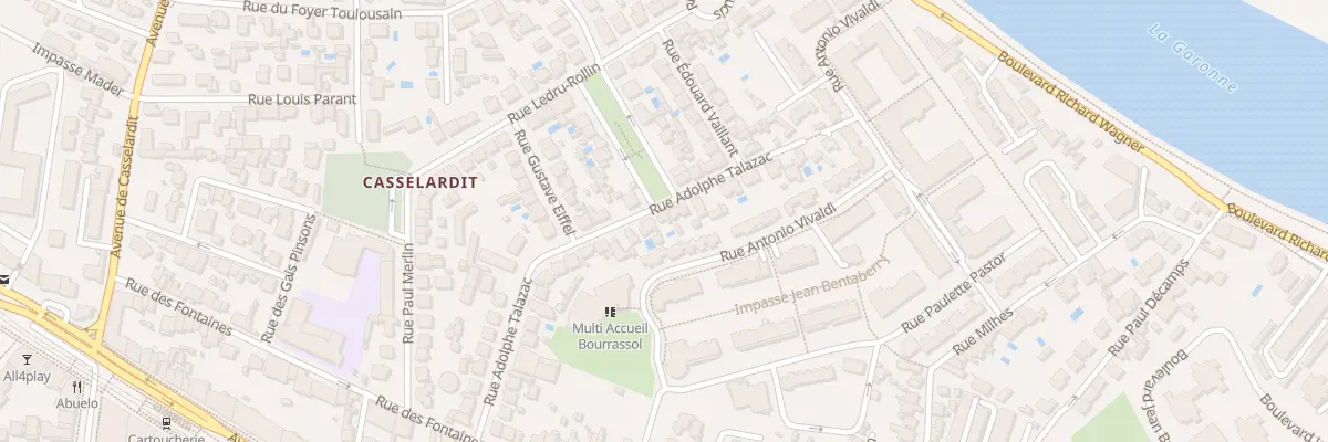 Plan du 36 Rue Adolphe Talazac à Toulouse