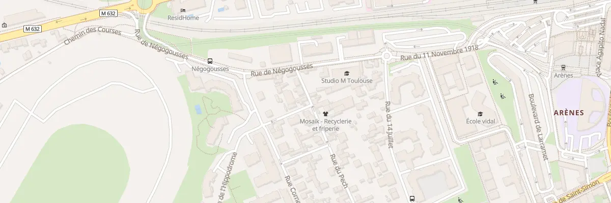 Plan du 49 Rue du Pech à Toulouse