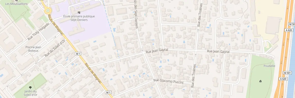 Plan du 31 Rue Jean Gayral à Toulouse