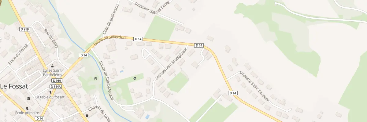 Plan du 5 Rue Montplaisir au Fossat