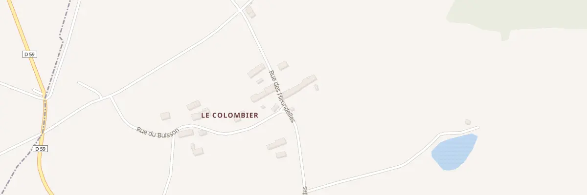 Plan du 3 Rue des Hirondelles à Vigoux