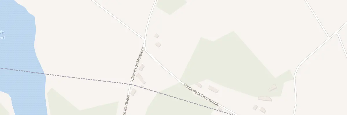 Plan du 1466 Rte de la Chamarante à Couddes