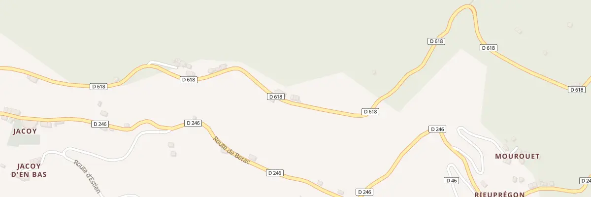 Plan du 304 Faouroune à Boussenac