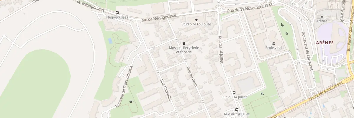 Plan du 37 Rue du Pech à Toulouse