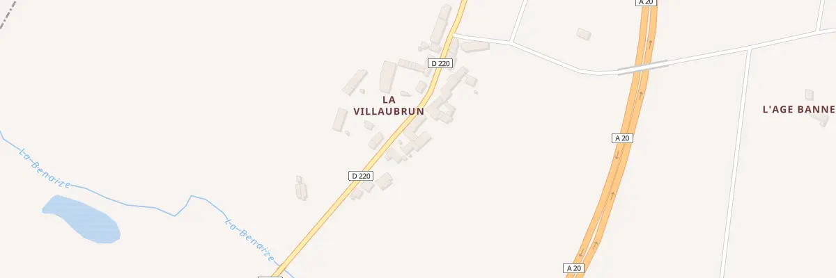 Plan du 12 Lavillaubrun à Arnac-la-Poste