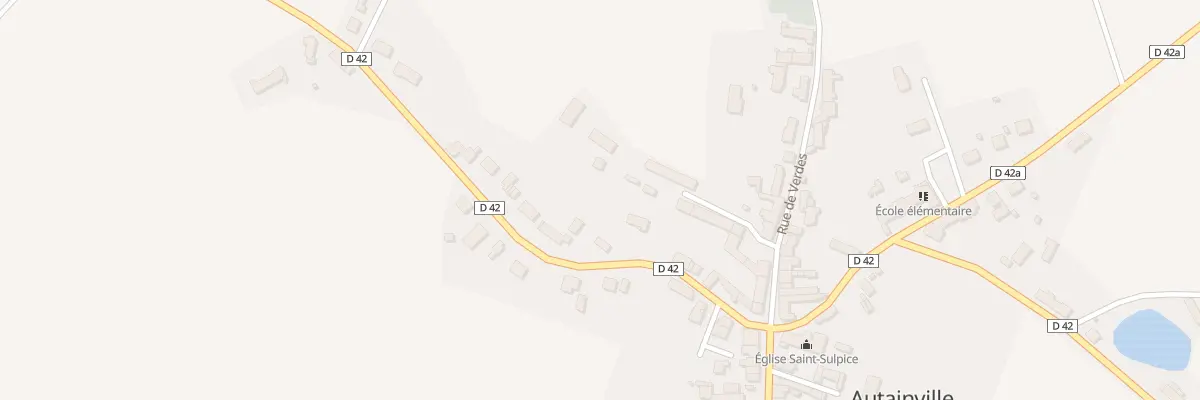 Plan du 7 Rue de la Mesle à Autainville
