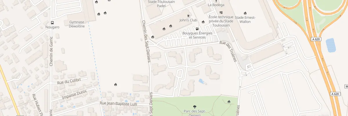 Plan du 111 Rue des Troènes à Toulouse