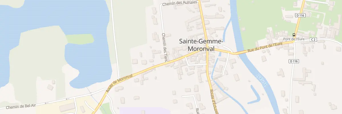 Plan du 14 Rte de Moronval à Sainte-Gemme-Moronval