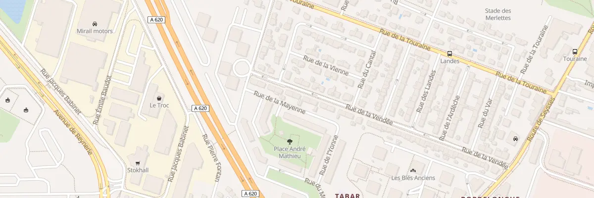 Plan du 69 Rue de la Vendée à Toulouse