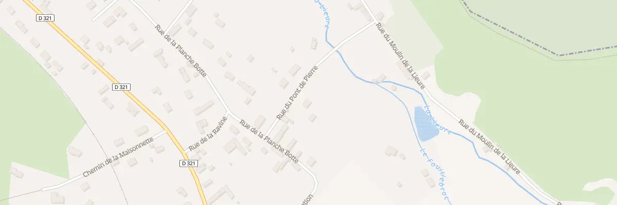 Plan du 5001F Rue du Pont de Pierre à Ménesqueville