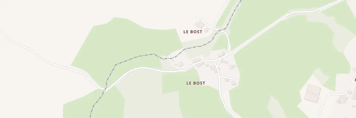 Plan du 6 Le Bost à Azerables