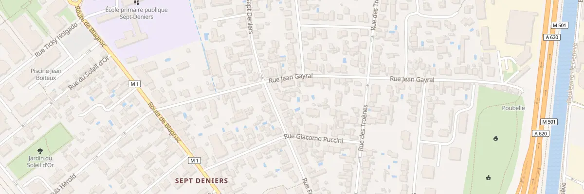 Plan du 56B Rue Franz Schubert à Toulouse