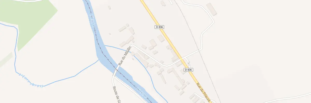 Plan du 2B Rue du Moulin à Hécourt