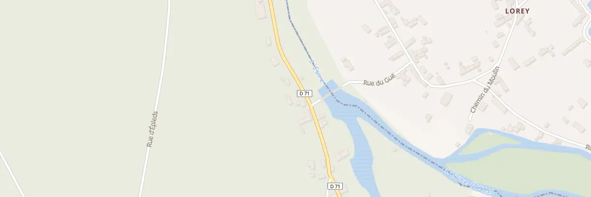Plan du 96 Ham du Moulin à Merey