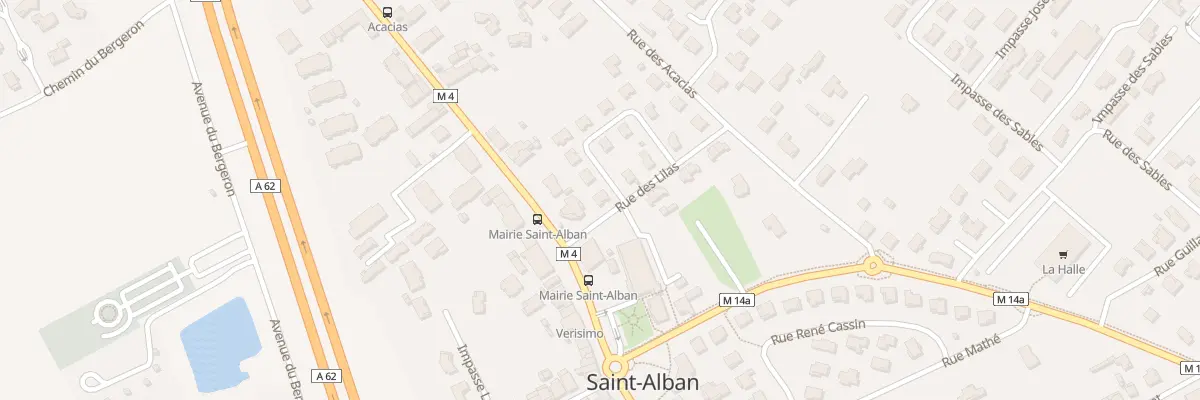 Plan du 3 Rue des Lilas à Saint-Alban