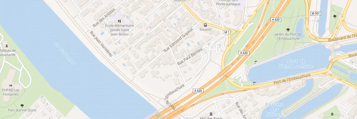 Plan du 2 Rue Marcou Debax à Toulouse
