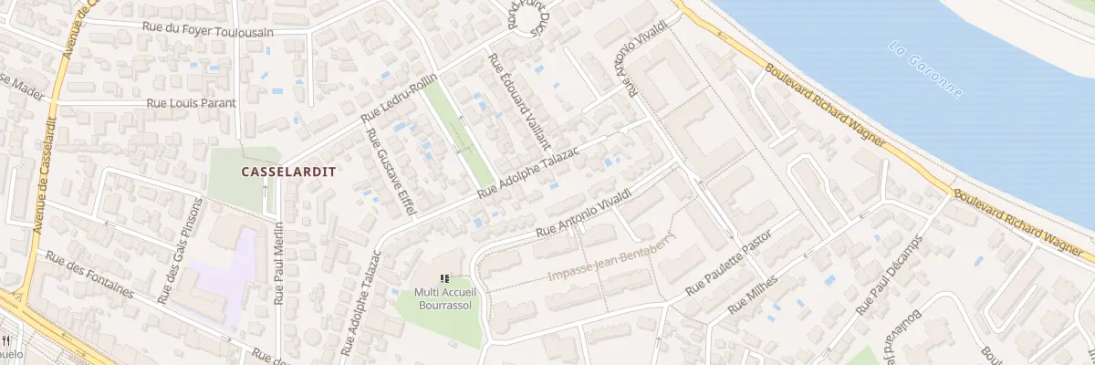 Plan du 44 Rue Adolphe Talazac à Toulouse