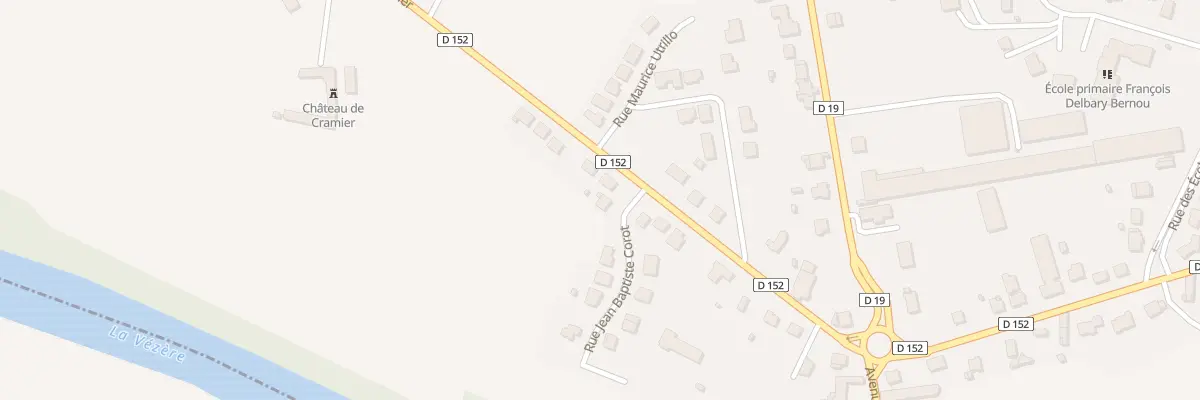 Plan du 30 Rue J B Corot à Saint-Pantaléon-de-Larche
