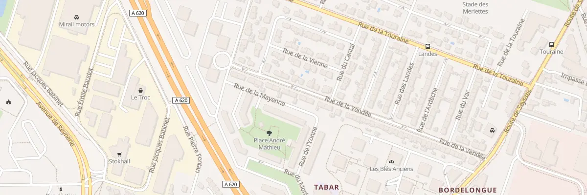Plan du 65 Rue de la Vendée à Toulouse