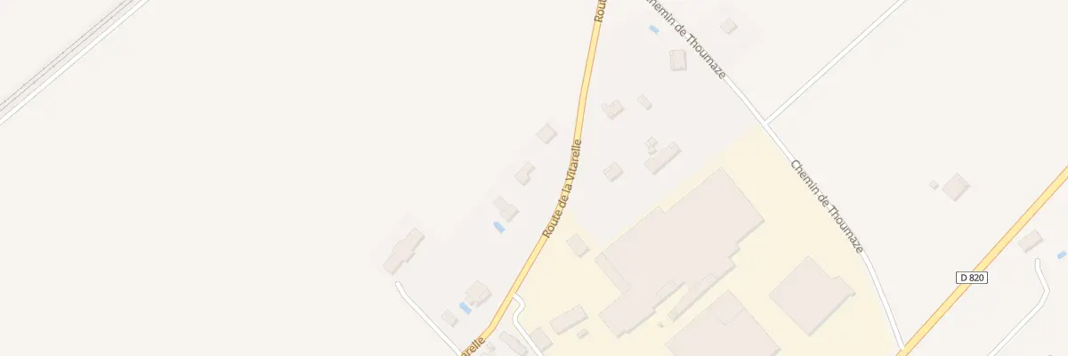 Plan du 4765 Rte de la Vitarelle à Montauban