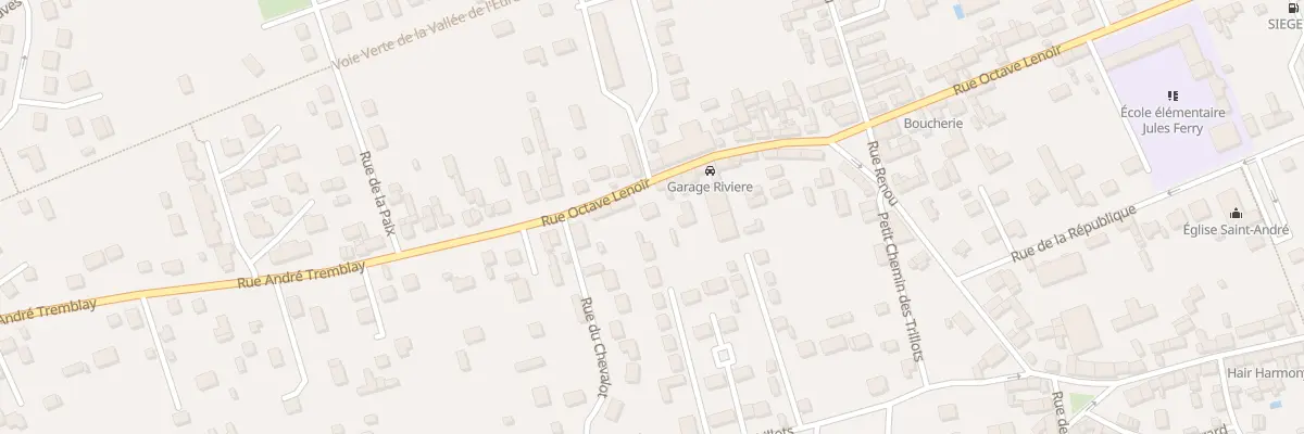 Plan du 73 Rue Octave Lenoir à Ézy-sur-Eure