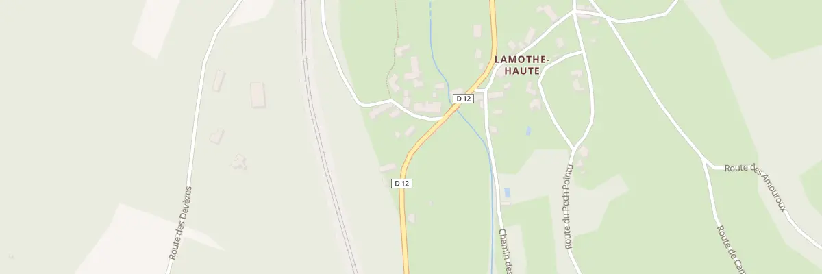 Plan du 1312 Rte de Gourdon à Lamothe-Fénelon