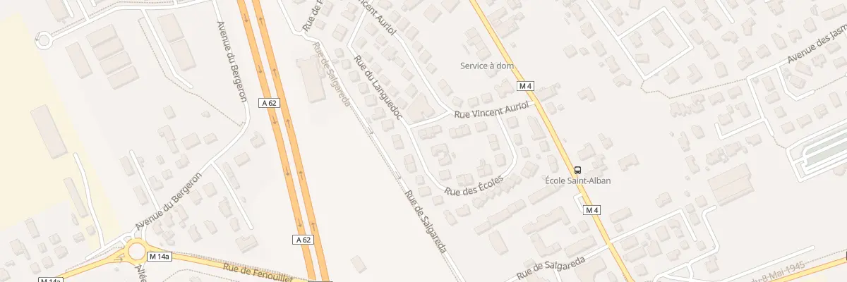 Plan du 5 Rue du Languedoc à Saint-Alban