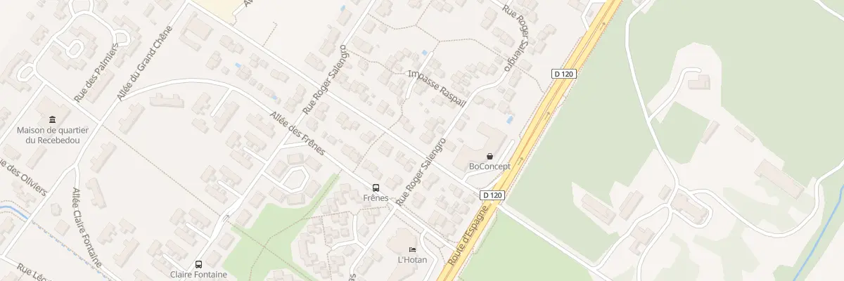 Plan du 7 Rue Roger Salengro à Portet-sur-Garonne