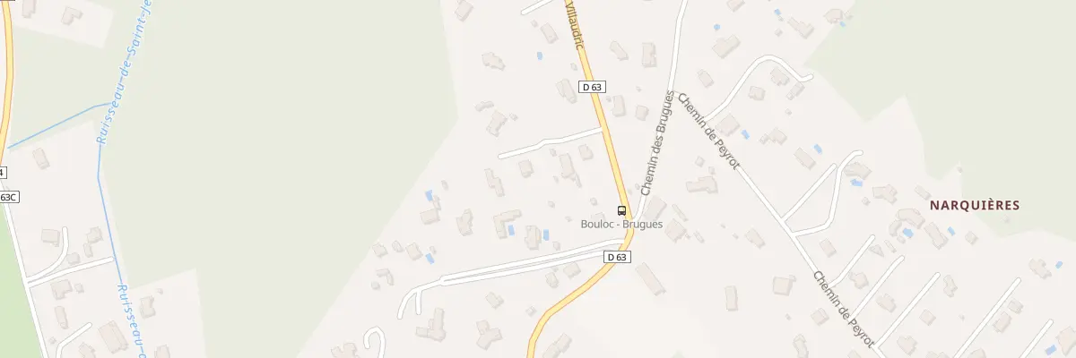 Plan du 581A Rte de Villaudric à Bouloc