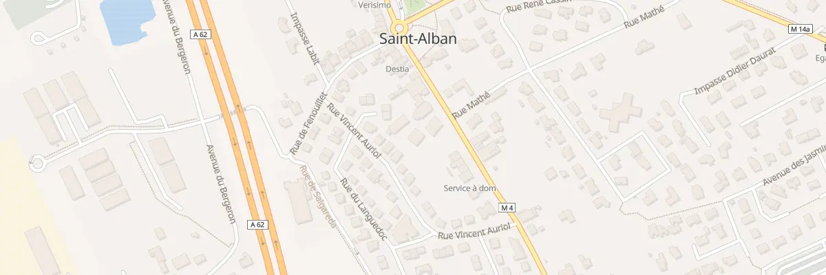 Plan du 83B Av de Fronton à Saint-Alban